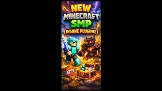 New MineCraft SMP ( Insane Plugins ) | #minecraftlive #shortslive
