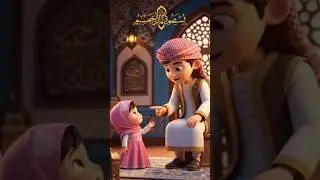 Kids Learn Hadith at Home Abu Bakar & UmmeAbeeha #hadis#lerning#deen#islamicshorts #islam#new#reels