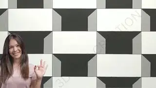 How to 3D Modern Wall Texture Design ll 3D Bedroom Wall Painting ll 3D Wall Painting for Walls