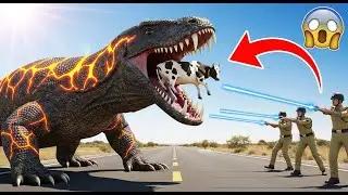 Heroic Rescue Team Saves the Cattle Herd from a GIANT Komodo Dragon Attack