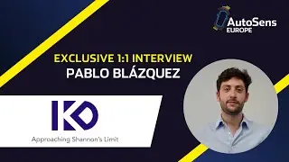 Exclusive Interview | Pablo Bl&aacute;zquez, KD | AutoSens Europe 2025