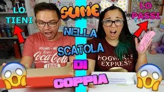 SLIME nella SCATOLA di COPPIA! LA TIENI O LA SCAMBI con INGREDIENTI MISTERIOSI! Iolanda Sweets