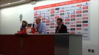 Rueda de prensa de Mel, tras ganar en El Molin&oacute;n (1-2)