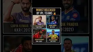 Worst Released by IPL team 🤦 #indiancricketer #ipl #shorts #viral #trending