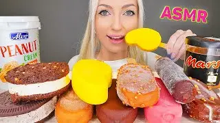 ASMR EATING ICE CREAM, MAGNUM, CHOCOLATE, OREO, MARS, PEANUT CREAM 초코아이스크림 먹방 (DESSERT) MUKBANG 먹방
