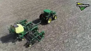 John Deere N530C Air Drill demo with LandMark Implement