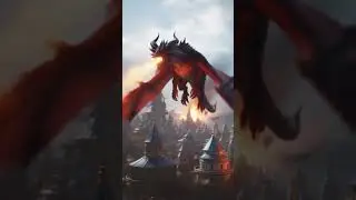 dragon fight #dragon #dinosaur #animals #marvel #scene #shortsvideo #DreamScreenAI &hearts;️