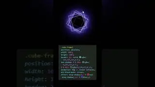 Rotating Square Frame | HTML CSS #animation #frontend #css