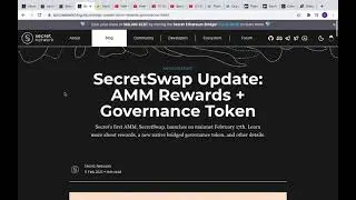 How to use Secret Swap on Secret Network