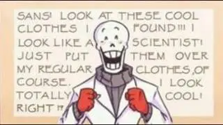 Sans and Pap comic funny