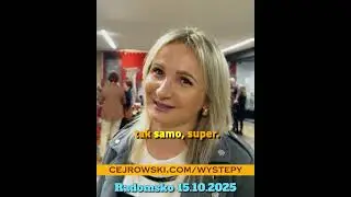 Kr&oacute;tka relacja z występu w Radomsku 15.10.2025 #cejrowski
