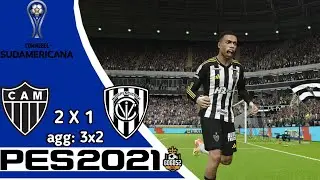 PES21 │ Atlético-MG x Del Valle (Volta - semi Sula Americana)
