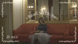 Read with me at the theatre 🎭 | 20 minutes body doubling | no talk | real time | piano music