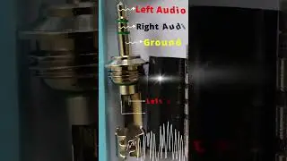 3.5 mm audio jack connection #Shorts #YouTubeShorts