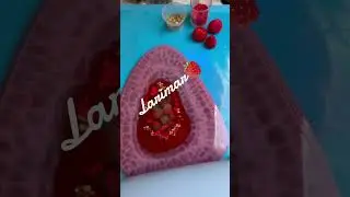 Strawberry Larimar🍓 Step-by-step filling on my YouTube channel ❤️ #larimar #resinart #resin #art