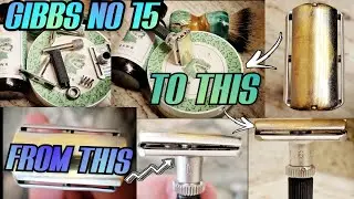 GIBBS NUMBER 15 OVERHAUL | CROOKED ADJUSTMENT AND BENT BAR FIXED | RAZOR SAVED!