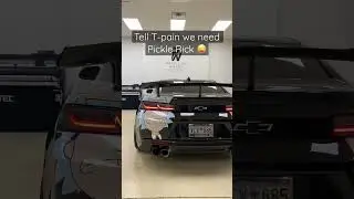 Rick & Morty ZL1 #precisionwrapsandgraphics #wrap #wrapping #rickandmorty #camaro #tpain #car #drift