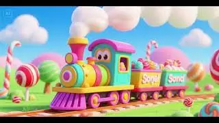 🚂🍭 Color Train to Candy Land | Learn Colors with Sweets | Nursery Rhymes & Kids Songs 🌈🎶
