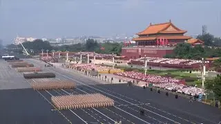 Formations of Aerospace Force, Cyberspace Force, Information Support Force make V-Day parade debut