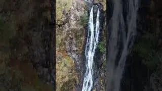 Drone footage of Secret hidden waterfall UK Lake District #dronevideo hiking
