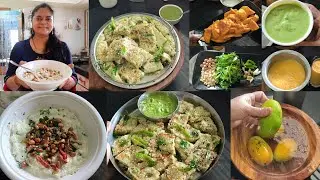 kitna नोटिस krte लोग +Instant Breakfast🍱 moong dhokla🌺 curd rice🌺 hari chatni🌺 mango shake
