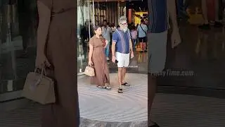 Director Sukumar in shorts as he meets fans in Dubai with wife Thabitha Bandreddi | #sukumar