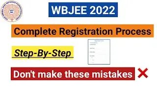 WBJEE 2022 Application Form | WBJEE Application Form Fill Up | WBJEE 2022