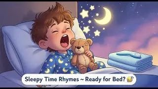 Sleepy Time Routine Rhymes | Kids Fun Bedtime Songs & Soothing Night Habits 🛏️🌙