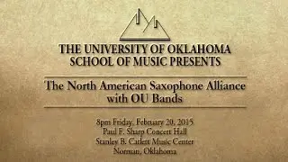 North American Saxophone Alliance with OU Bands