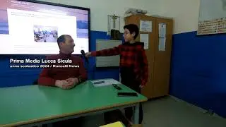 Lucca Sicula. Prima Media intervista il sindaco Salvatore Dazzo (a.s. 2024 / Roncalli News)