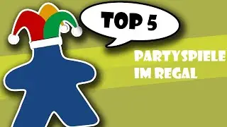 Top 5 Brettspiele im Regal - Partyspiele