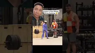 Anatoly vs Hissy Weight lifting Challenge 😄  #challenge #crazy  #anatoly  #weightlifting #hissy