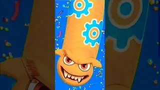 🐍 THE PERFECT 'O' TRAP! ⭕ Unbeatable Circle Strategy! 😱🔥 #shorts #wormszone #circle #trap #viral #io