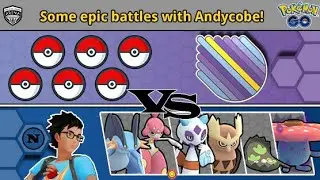 Some epic battles with Andycobe!  |  Pok&eacute;mon Go - PvP Nightfall Cup