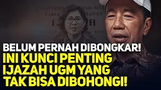 BELUM PERNAH DIBONGKAR! INI KUNCI PENTING IJAZAH UGM YANG TAK BISA DIBOHONGI!