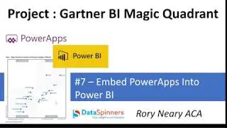 Gartner BI Magic Quadrant #7   Embed PowerApps in Power BI