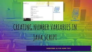 Creating a Variable and Assigning Numbers to JavaScript Program Tutorial for Beginners in Tamil 2020
