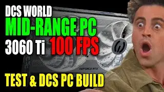DCS World &mdash; MT 90 FPS в разрешении 4K на 3060Ti 🔥 ГОРЯЧИЙ графический процессор 🔥 многопоточный тест &mdash; обновление ПК DCS среднего уровня