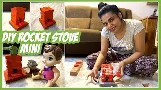 Building DIY Rocket Stove Mini | Tamil Couple Vlog