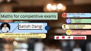 compound interest Class - 1 for competitive exams ssc,railway, bank,state exams etc.