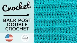 How to Back Post Double Crochet (bpdc) | Crochet Stitch | free-crochet-patterns.com