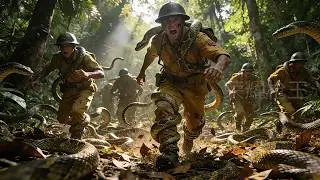抗日電影！日軍追花姑娘進叢林，沒想到竟誤入蛇窩，全軍覆沒！ ⚔️ 抗日 MMA | Kung Fu