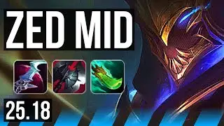 ZED vs MASTER YI (MID) | 58k DMG, 6 solo kills, 15/5/21, Godlike | EUW Diamond | 25.18