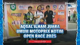 Aqsal Ilham Juara Umum Motoprix Kotim Open Race 2025, Pembalap Kotim Dominasi Kelas Lokal