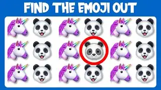 Find The Odd Emoji Out | Spot The Difference Emoji | Emoji Puzzle Quiz | Find the difference