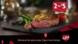 Freshly prepared steak for #ValentinesDay #SayItWithLove