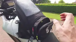 Givi small tank bag first impression. EA106B on Honda CB500X