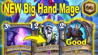 NEW Big Khadgar Hand Mage Deck That's Actually GOOD At Showdown in the Badlands | Hearthstone