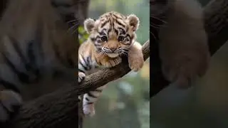 Fluffy baby tigers that broke the cuteness scale #cute #animals #baby
