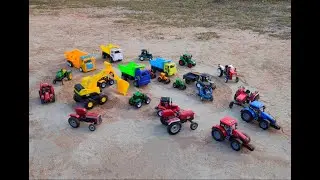 excavator full loaded dumper truck | excavator and tractor videos | toyz ology